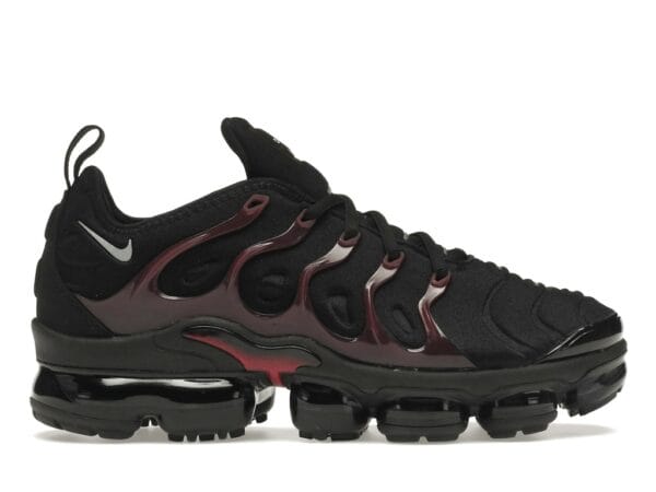 vapormax plus black and noble red